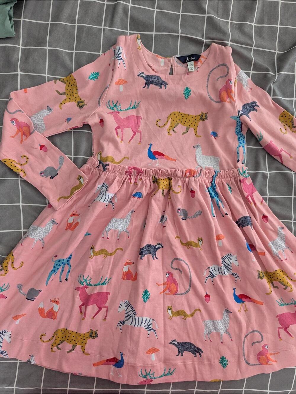 Joules zoo animal skater dress